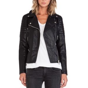 Blank NYC Black Motorcycle Jacket Size Large